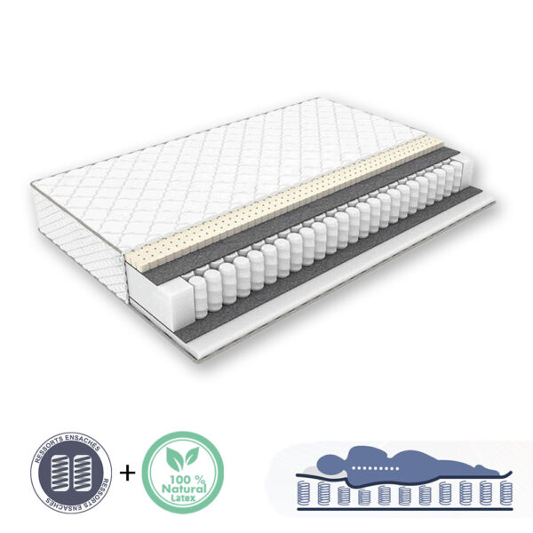 Matelas OrthoPlus Ressort Ensache Latex