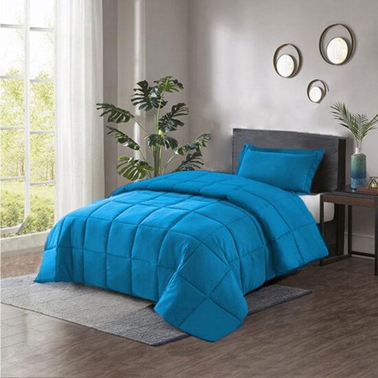 Couette 1 Place Turquoise