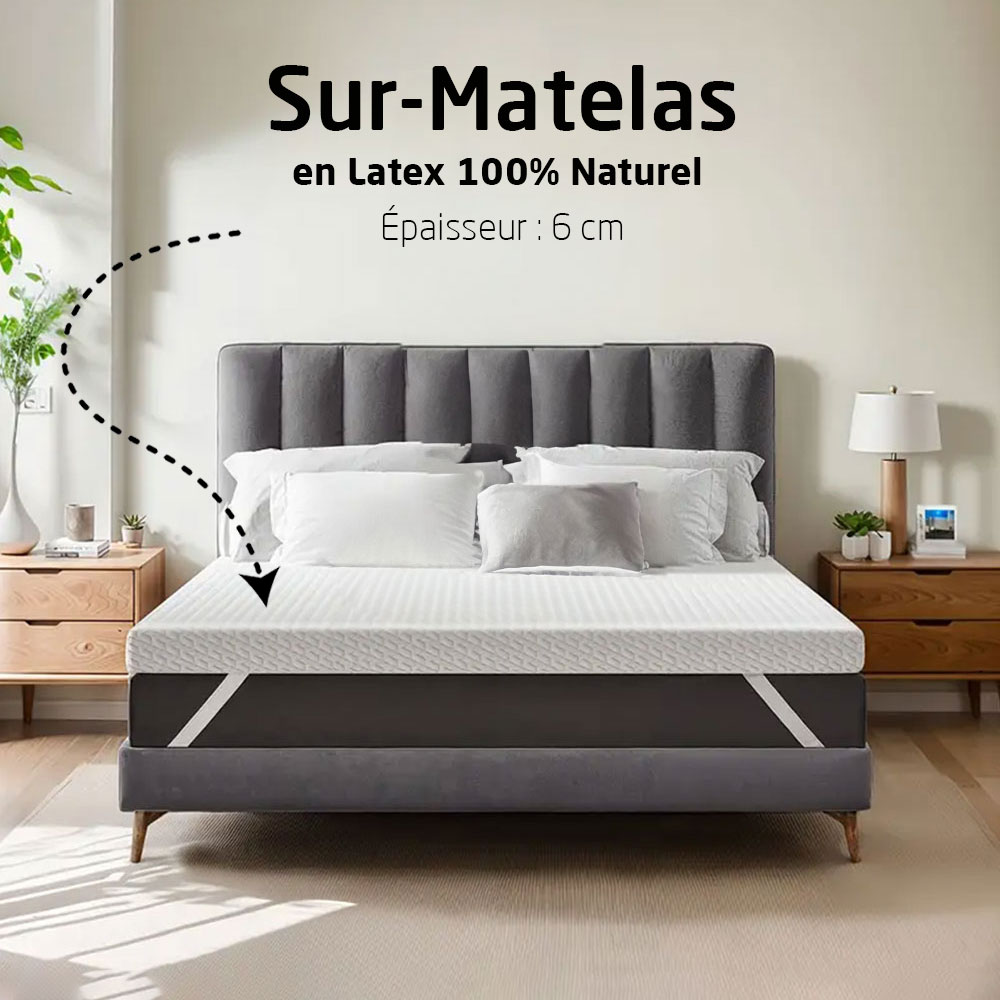 Sur Matelas Latex Naturel Tunisie