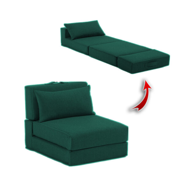 Fauteuil Lit Pliable Vert