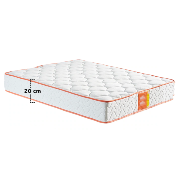 Matelas Mousse Matelassé 2 Places Hauteur 20 cm